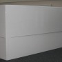 Weiße Acrylschürze für Badewanne Galia I, 170 cm, rechte Ausführung.