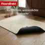 Floordirekt Schmutzfangmatte CIRCA Waschbar Rutschfest TPE-Rücken Beige Wellen 40 x 60 cm_6