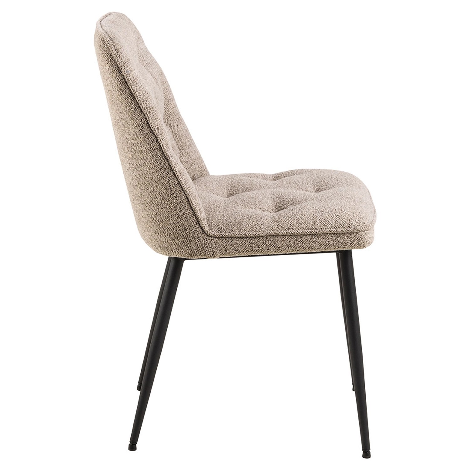 ebuy24 Brooke Esszimmerstuhl Bouclé Beige günstig online kaufen