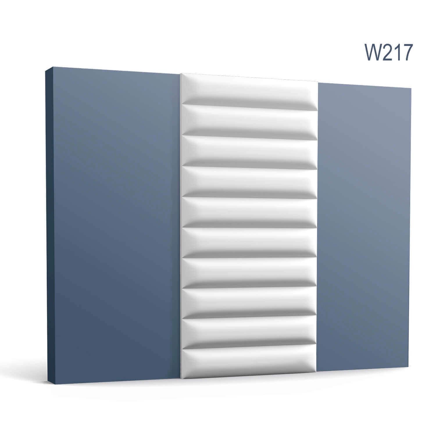 ORAC DECOR W217-Box Wandpaneele, 6er Set, weiß, 3D-Optik für Wandgestaltung.