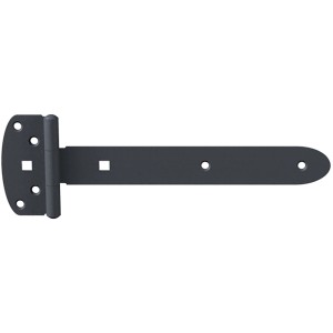 Kreuzgehänge Ovado, verzinkt, graphitgrau, 391 mm, für Gartentore und Türen.