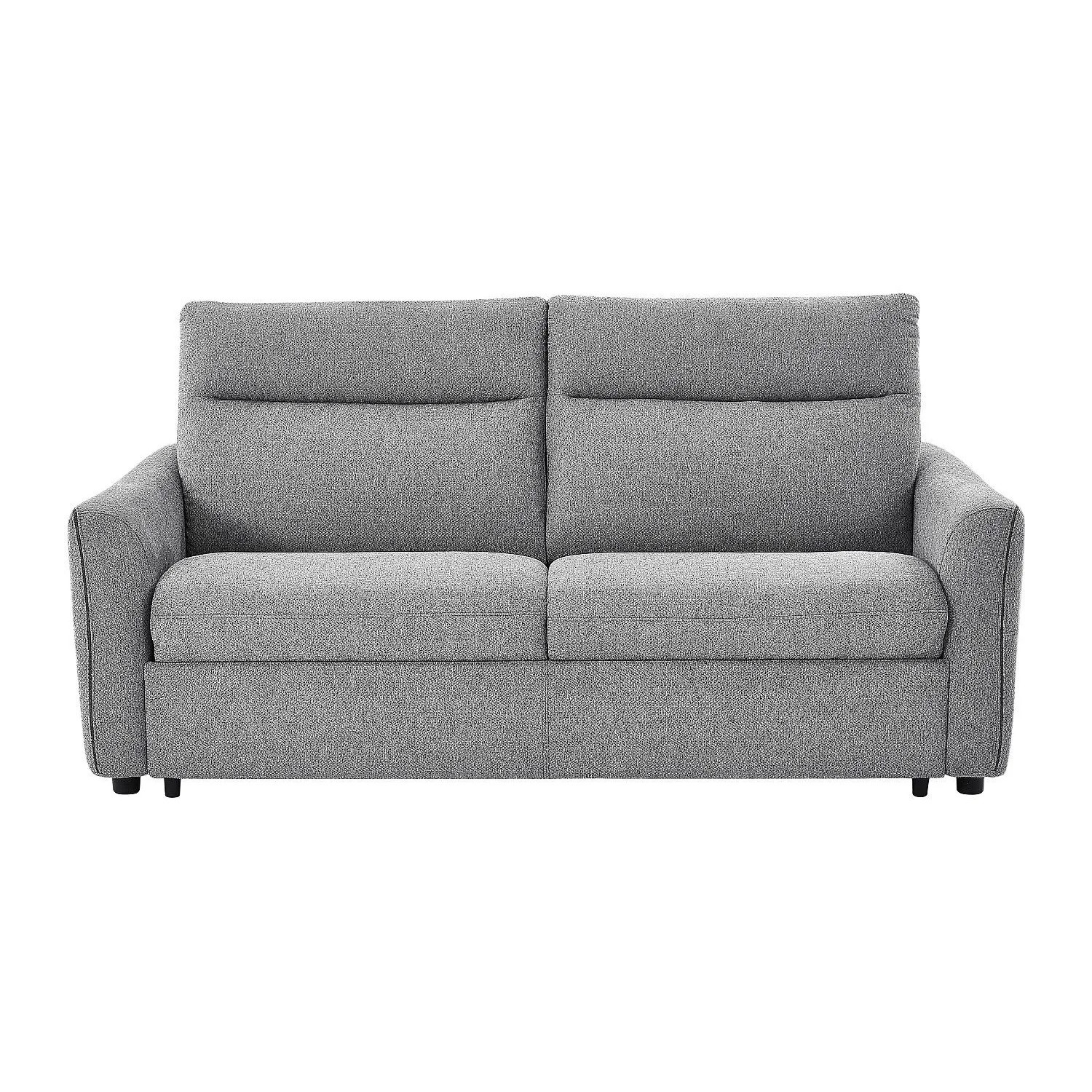 Vente-unique Schlafsofa Sovania Grau 193 cm