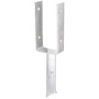 Feuerverzinkter Alberts U-Pfostenträger 101x200 mm für sicheren Halt im Außenbereich.