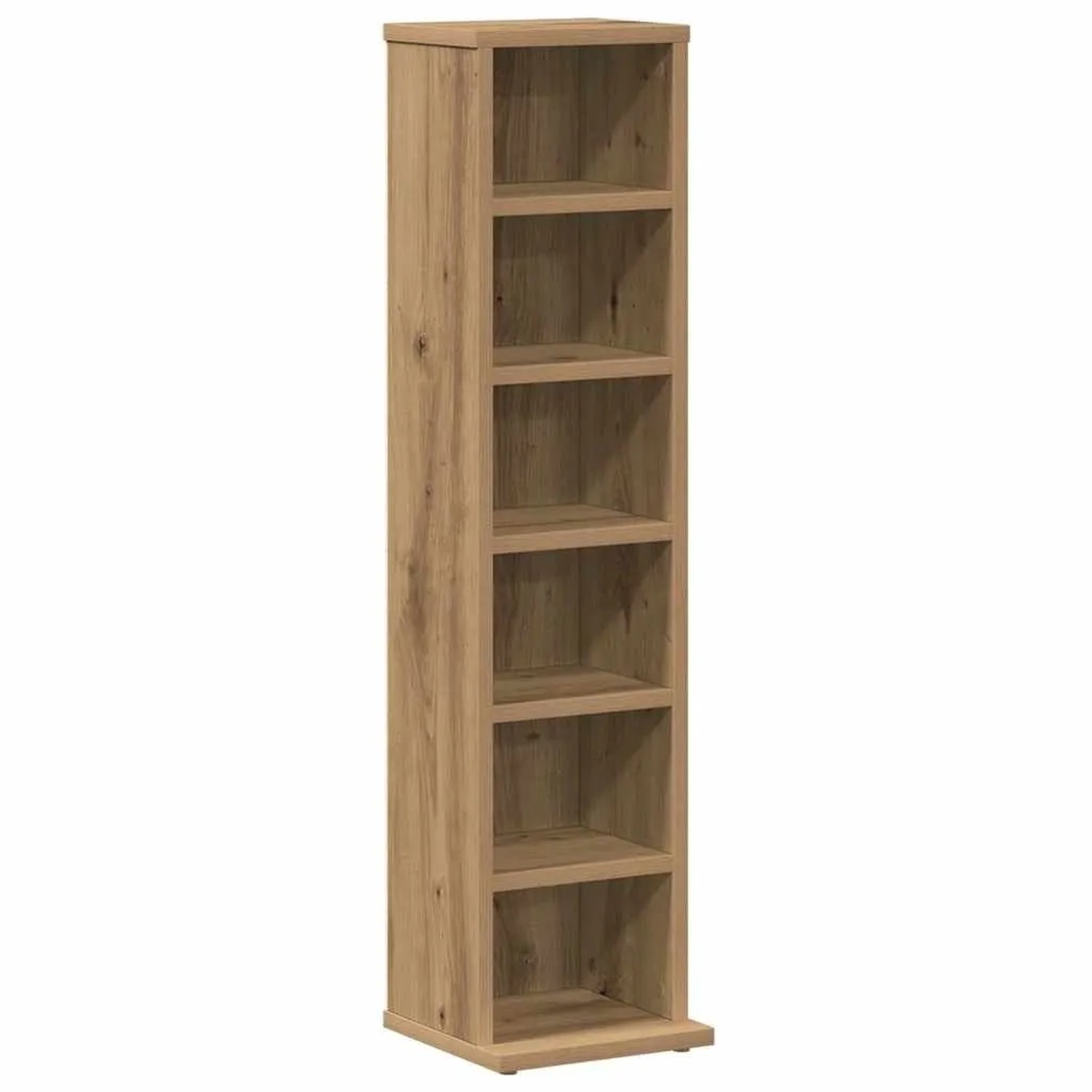 vidaXL CD-Regal Artisan-Eiche 21x20x88 cm Holzwerkstoff 855829