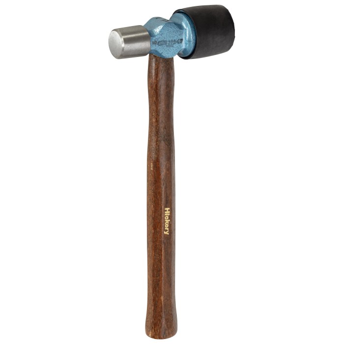 Picard Gummihammer – 200 G, 90 X 55 Mm, Flache Bahn, Mit Eschenstiel, Weißer Gummi