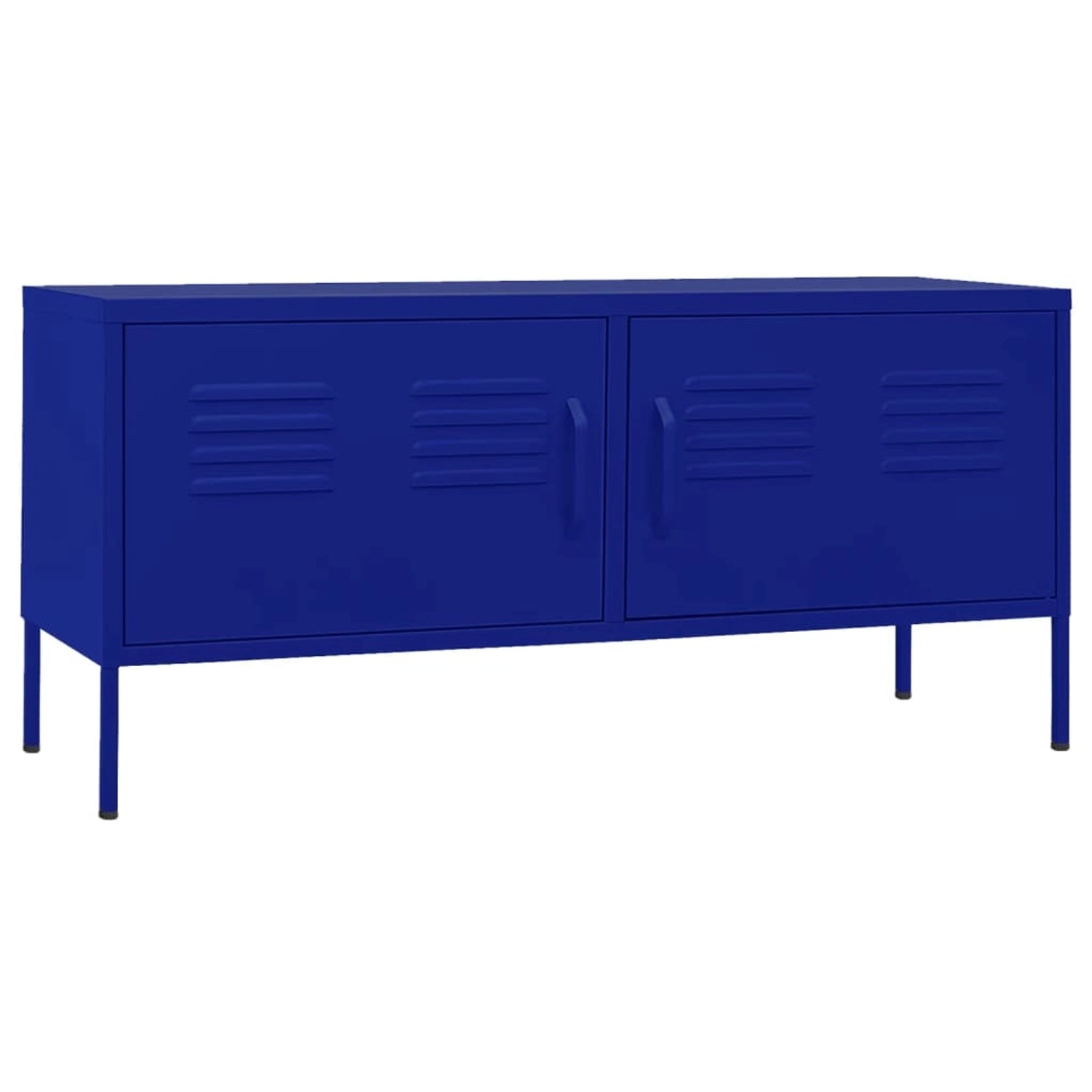 VidaXL TV-Schrank Marineblau 105x35x50 cm Stahl  Modell 1 günstig online kaufen