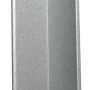 Fuchs Design Innenecke, 8 cm, Alu Silber Matt für Sockelleisten und Fußleisten.