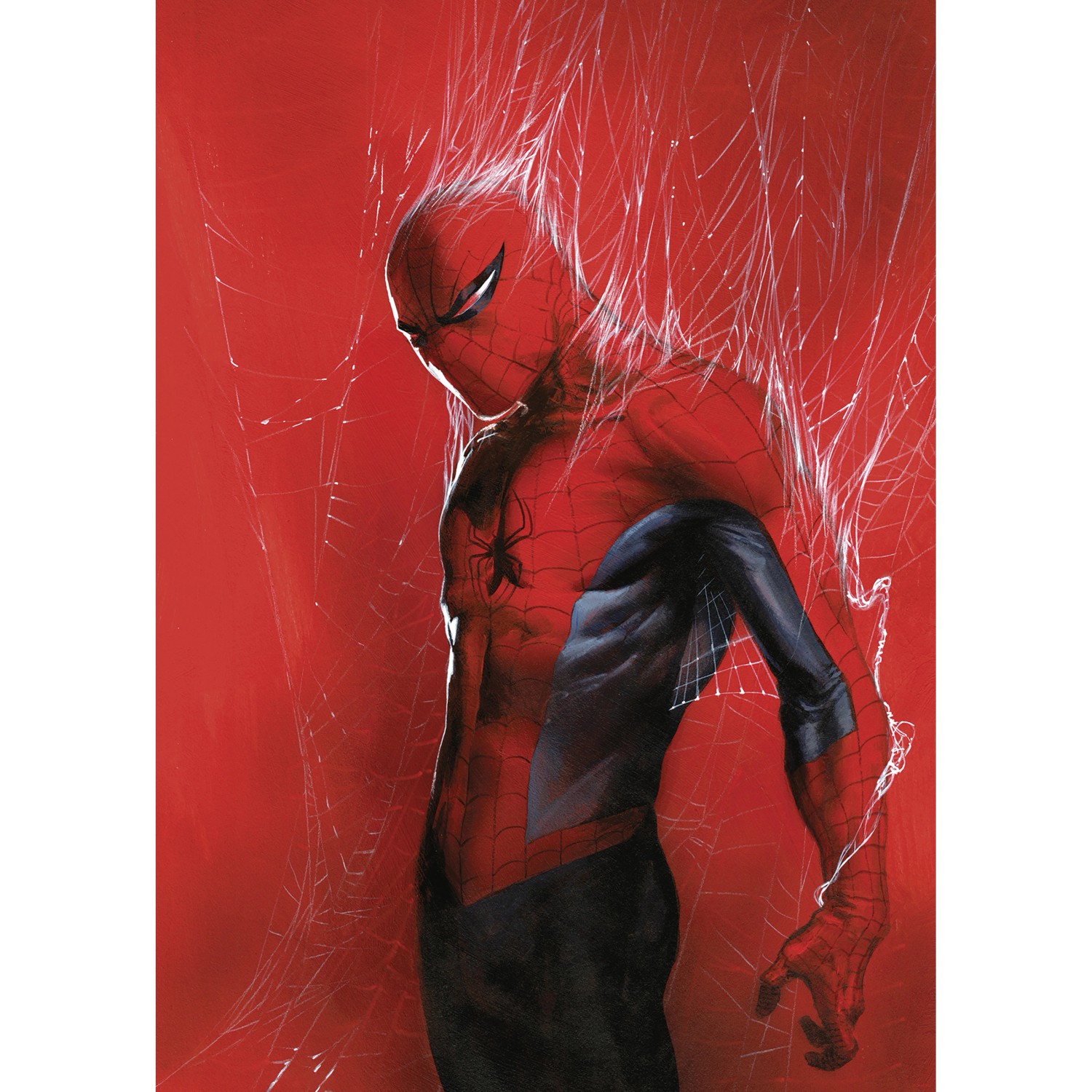 Komar Wandbild Marvel Spider-Man Through the Spider Web 50 cm x 70 cm Rot günstig online kaufen
