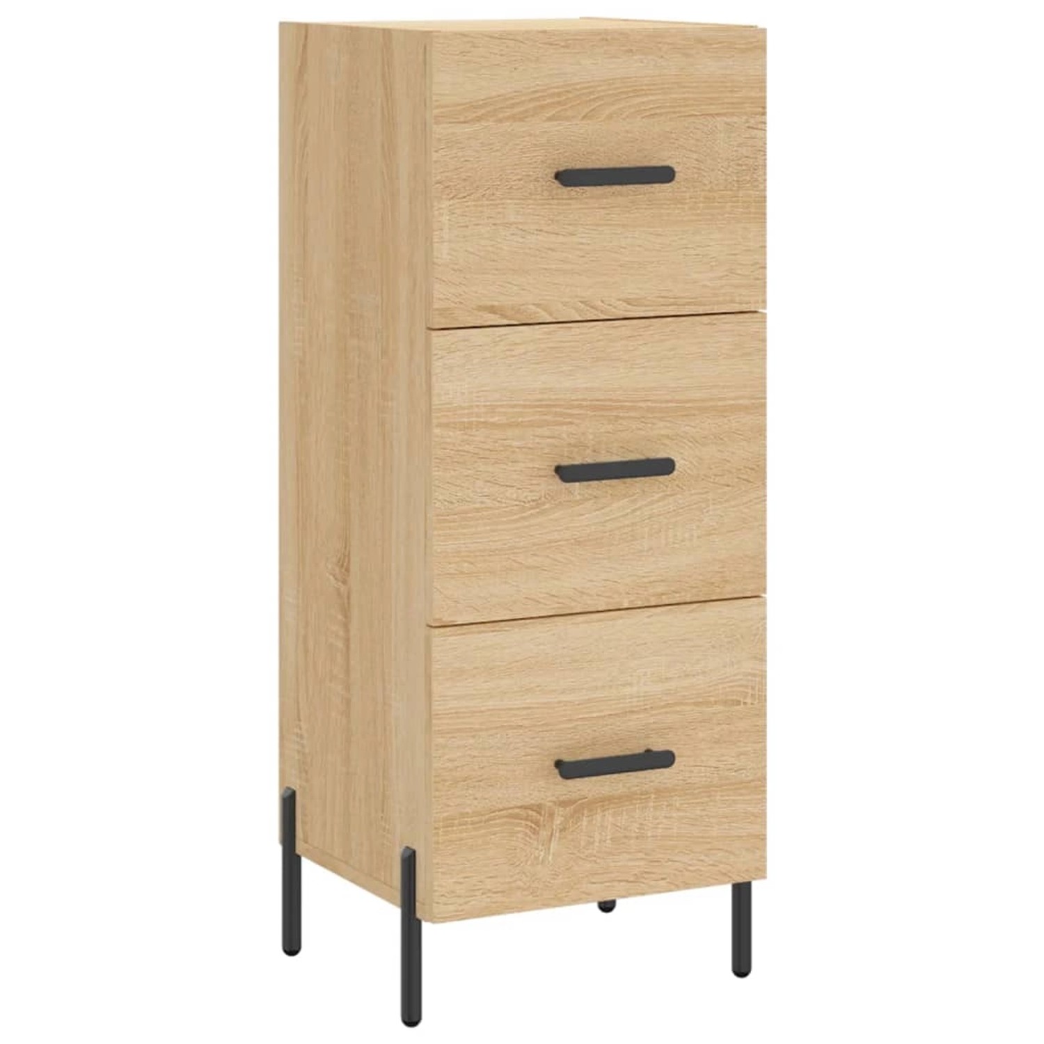 vidaXL Sideboard Sonoma-Eiche 34,5x34x90 cm Holzwerkstoff 828615 günstig online kaufen