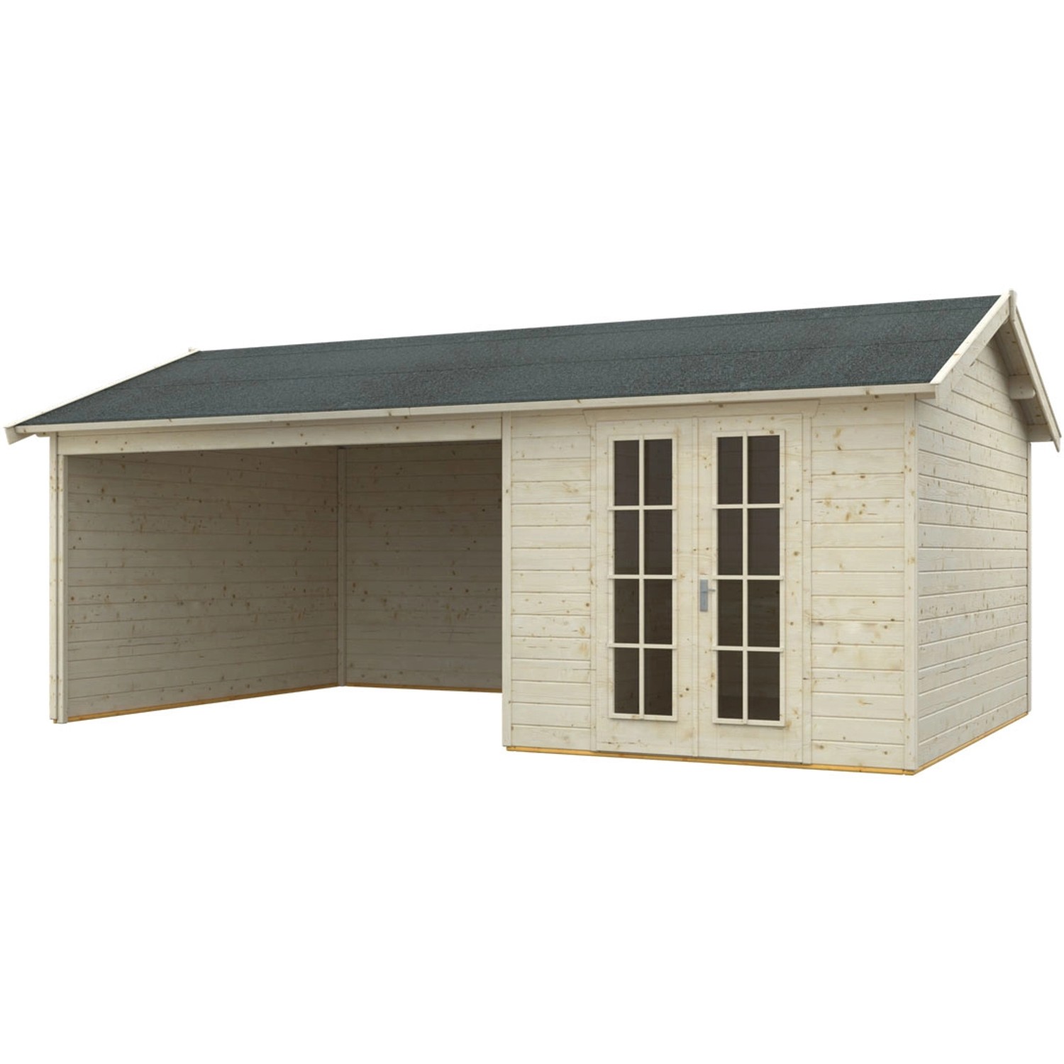 Skan Holz Holz-Gartenhaus Tilburg Natur 23,3 m&sup2; kaufen bei OBI