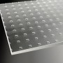 Detailaufnahme: Breuer Espira Duschtür Mastercarré Glasstruktur, Chrom-Optik.