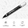 Tulup Glasmagnettafel Beschreibbar Altes Holz Magnettafel Wand Glas 100x70 cm Weißer Marker Magnetisches Whiteboard Glas_3