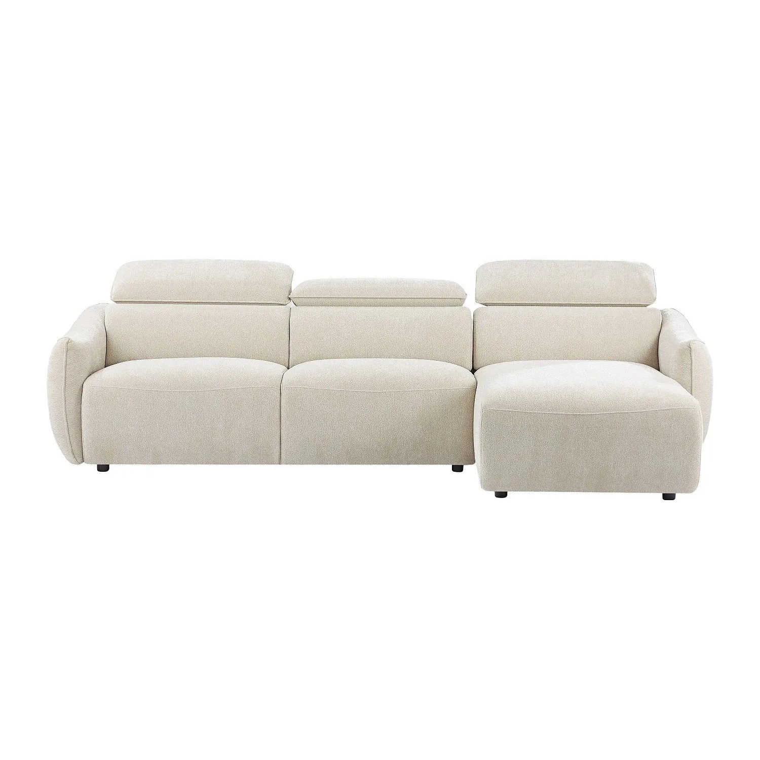 Vente-unique Sofa Ohne Schlafmöglichkeit Taziza Beige 286 cm
