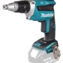 Makita Akku-Schnellbauschrauber, türkis-schwarz, mit Tiefeneinstellung und ergonomischem Griff. Bürstenloser Akkuschrauber.