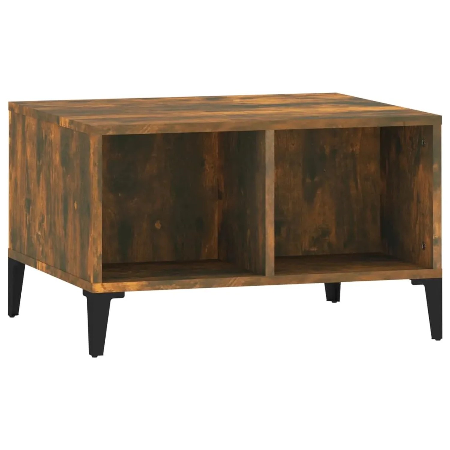vidaXL Couchtisch Räuchereiche 60x50x36,5 cm Holzwerkstoff 821041