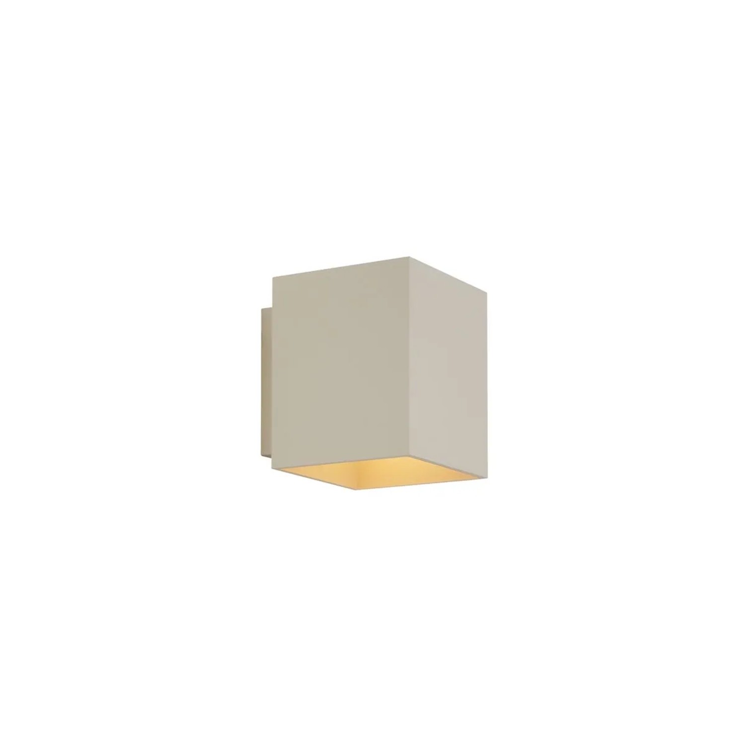 QAZQA Moderne Wandleuchte Beige G9 Quadratisch Sola