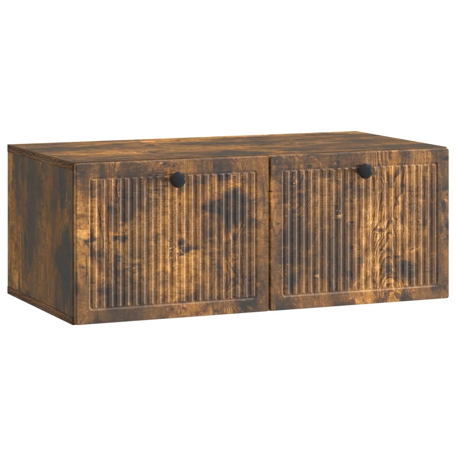 vidaXL Wandmontierter TV-Schrank Geräucherte Eiche 78,5 x 41 x 30 cm 898010