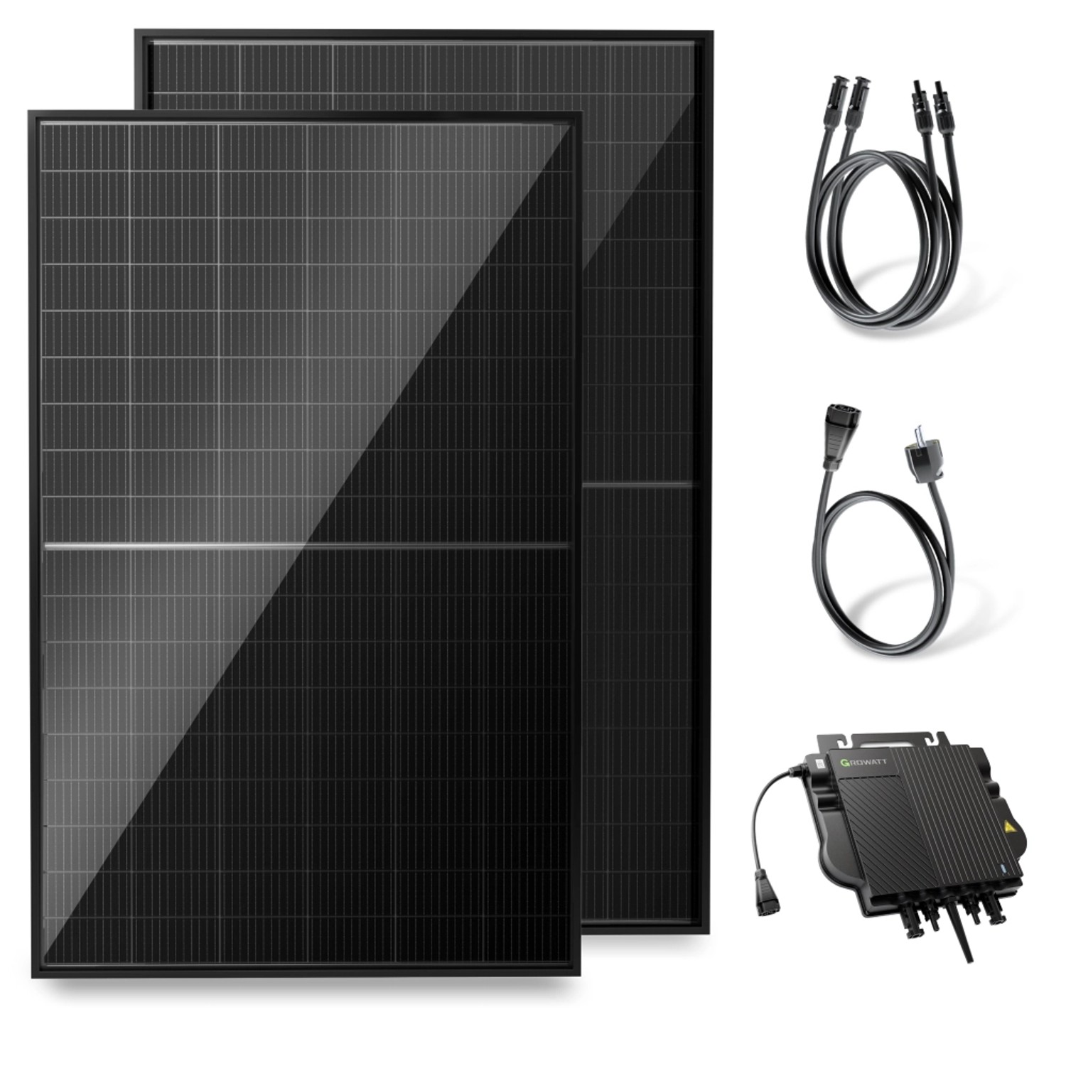 Solakon Balkonkraftwerk 1000W 800W Solaranlage Steckerfertig Komplettset Ph günstig online kaufen