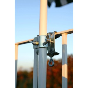 Videx Sonnenschirmhalter Easyfix Typ H für Balkongeländer, verzinkt.