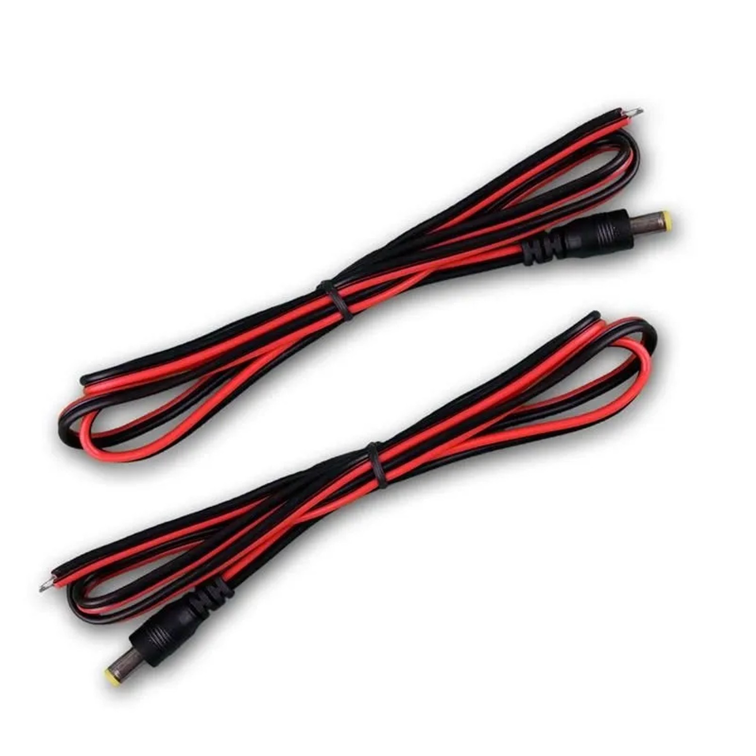 BLANKO 2er Pack DC-Stecker 55x21mm mit 1m Kabel