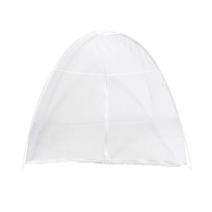 Weißes Avosdim Insektenschutzzelt mit Reißverschluss, 150x200cm, für Bett oder Garten.