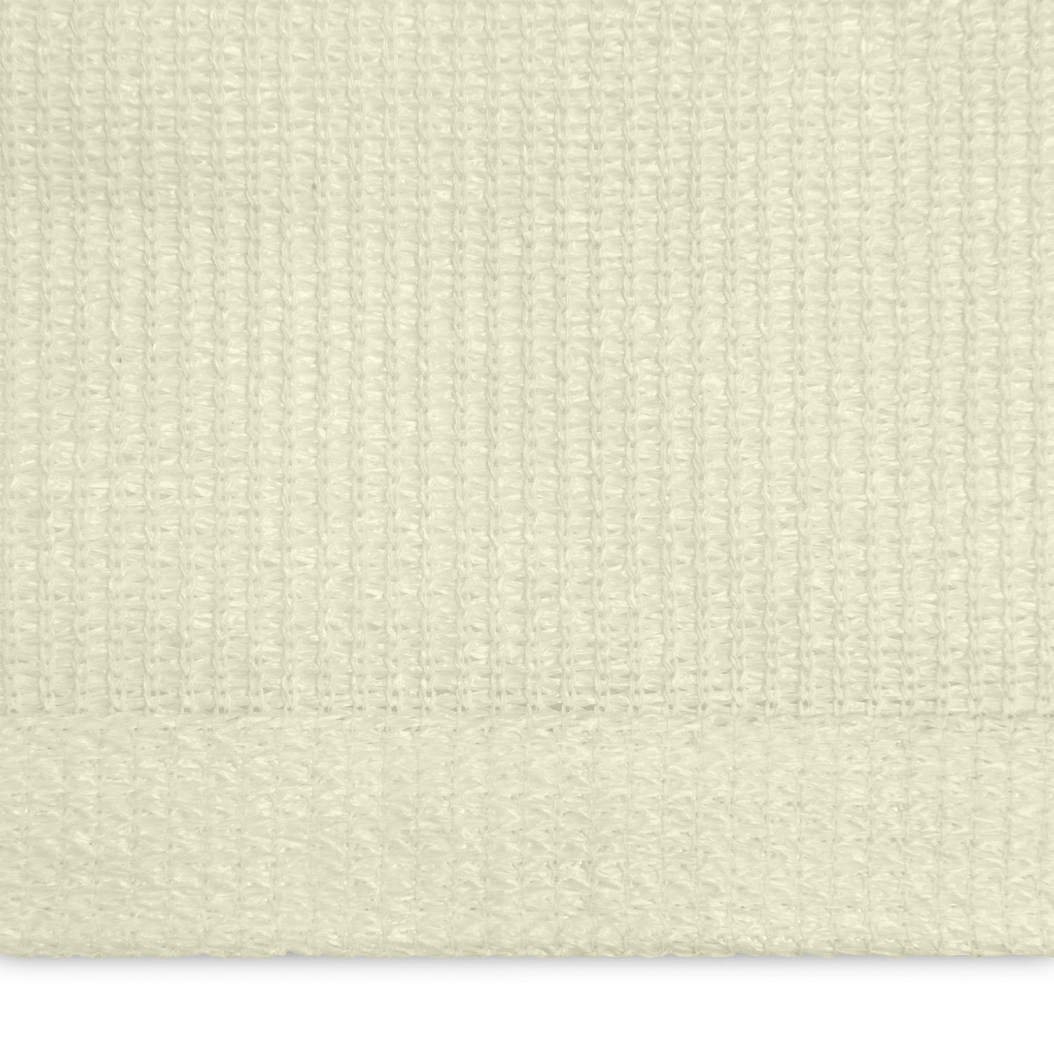 Detailaufnahme: Sol Royal Sonnensegel HS9, rechteckig, 500x600cm, Creme, HDPE-Gewebe.