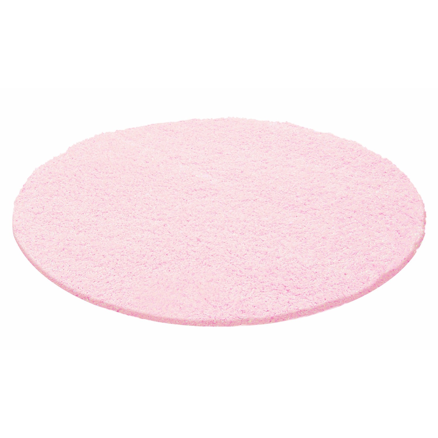 Ayyildiz Hochflorteppich Life 1500 Pink Ø 80 cm günstig online kaufen