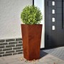 vidaXL Pflanzkübel 2 Stk 35x35x75 cm Wetterfester Stahl 851093_2