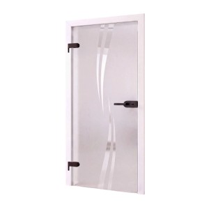 Doorlegro Glasdrehtür Lattice 709 mm x 1.972 mm DIN Links