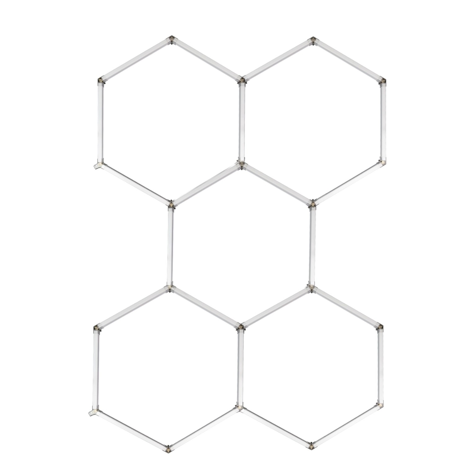 LUXULA 5er Set Hexagon LED Deckenleuchte 40W 4400lm 6500K Kaltweiß Modulare günstig online kaufen
