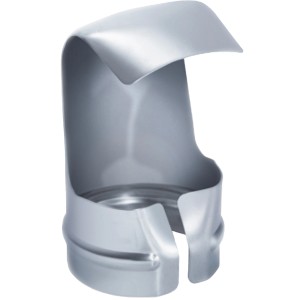 Steinel Reflektordüse aus Edelstahl für Heißluftgebläse zum Löten und Biegen.