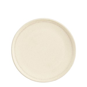 Mica Decorations Teller Nika, Ø 22 cm, Offwhite. Geschirr für stilvolle Tischdeko.