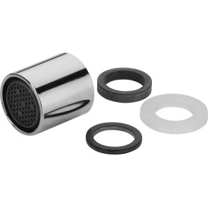 Verchromter Strahlregler Honeycomb PCA M16 für Designarmatur mit Dichtungen.