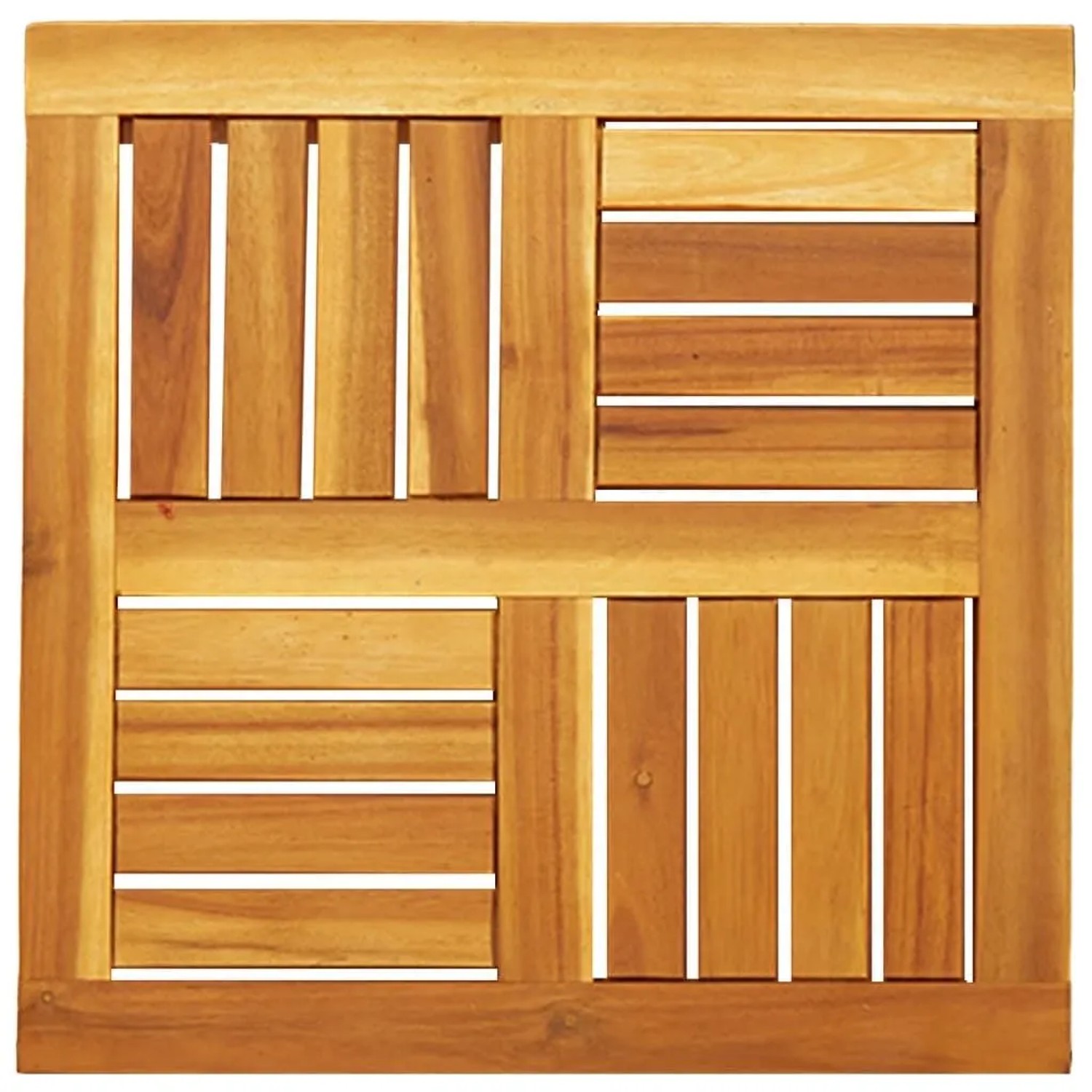 vidaXL Tischplatte 50x50x2 cm Quadratisch Massivholz Akazie 4004253