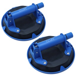 CCLIFE Saugheber 2er-Set, Vakuum Glasheber mit 200 kg Tragkraft für Glas, Fliesen und mehr.