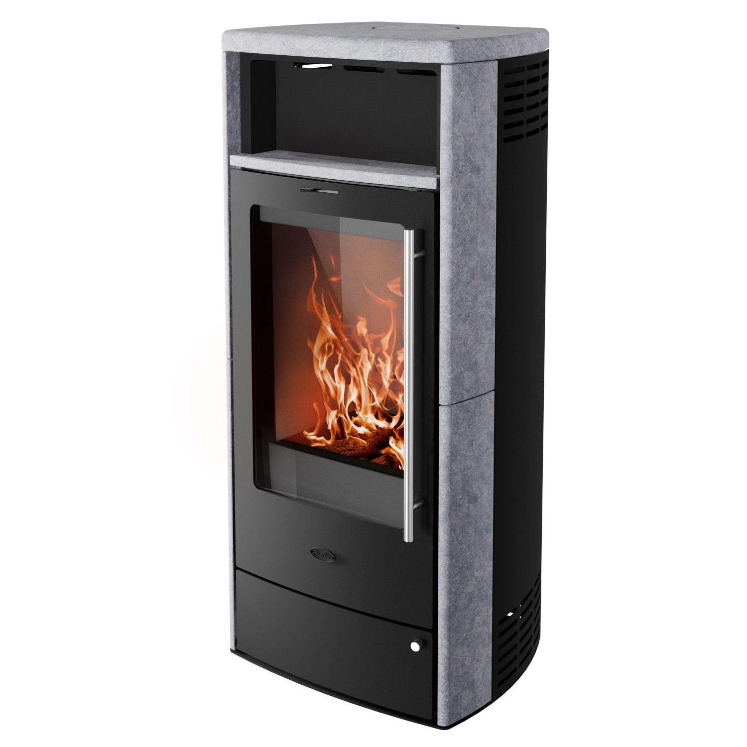 Fireplace Dauerbrand Kaminofen Torino Speckstein mit Automatik günstig online kaufen