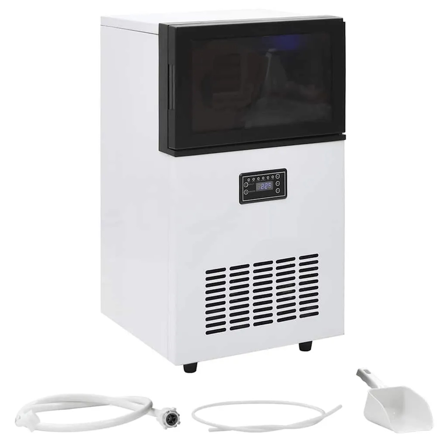 vidaXL Eiswürfelmaschine Schwarz 45 kg / 24 h 50759
