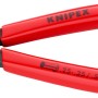 Knipex Crimpzange 180mm für Aderendhülsen, rot, mit Kunststoff überzogen.