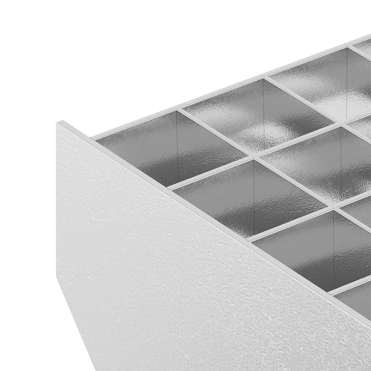 Verzinkte vidaXL Gitterroststufe, 70x24 cm, für Treppen und Stufenmatten.