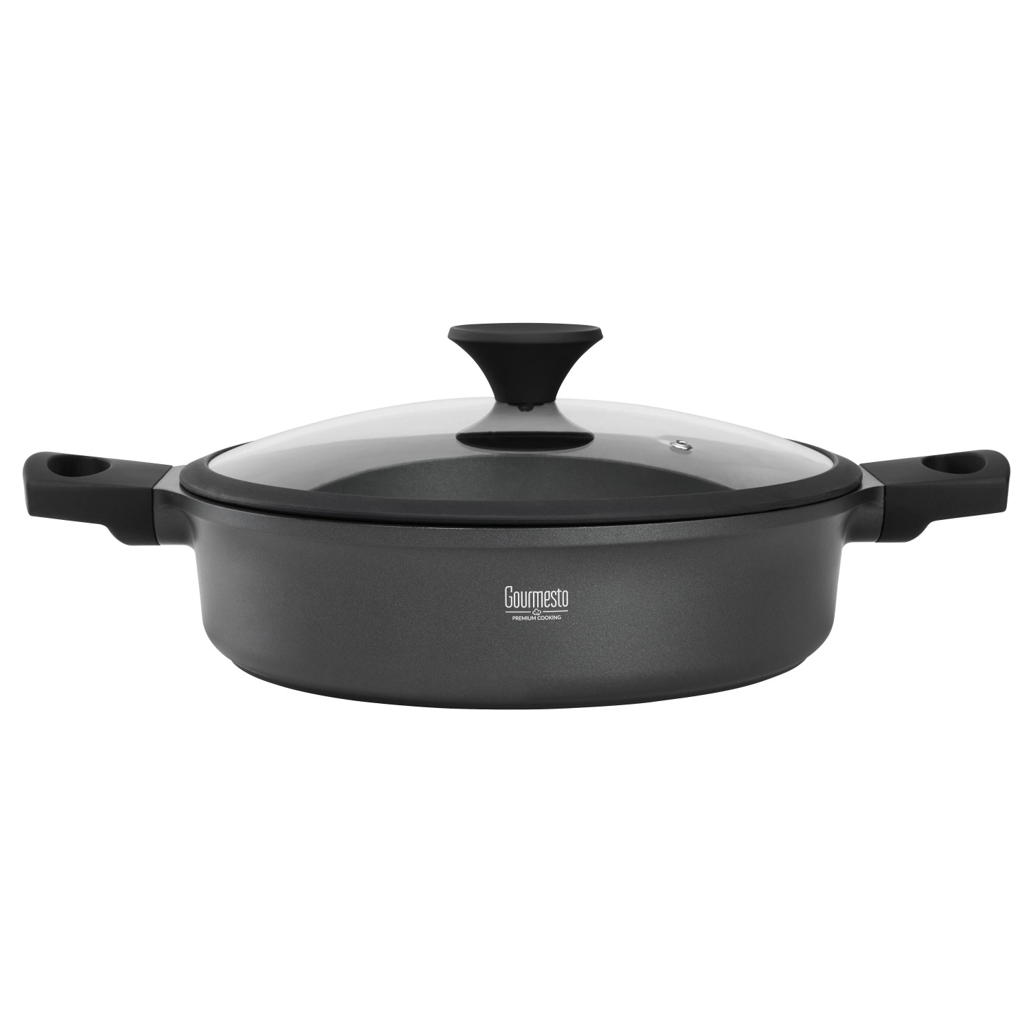 Gourmesto Servierpfanne Black Line in Schwarz Ø ca. 28cm