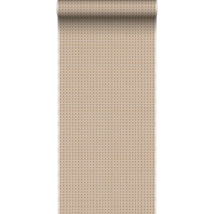 Sanders & Sanders Tapete Karomuster Braun 53 cm x 10 m