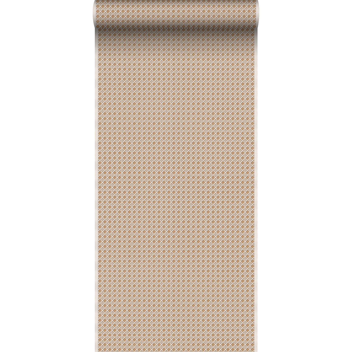Sanders & Sanders Tapete Karomuster Braun 53 cm x 10 m günstig online kaufen