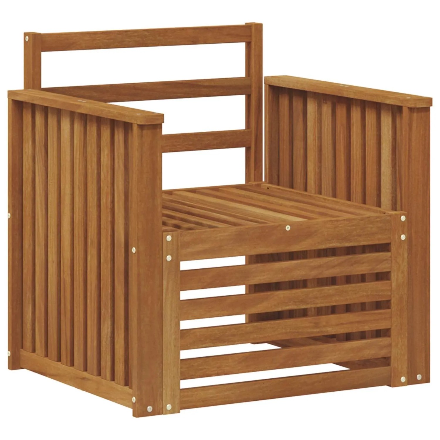 vidaXL Outdoor-Sofagarnitur Natur 71 x 63 x 73 cm Massivholz Akazie 3436349