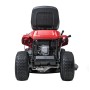 Roter Troy-Bilt Aufsitzmäher Mini-Rider 76T-S, Heckansicht.