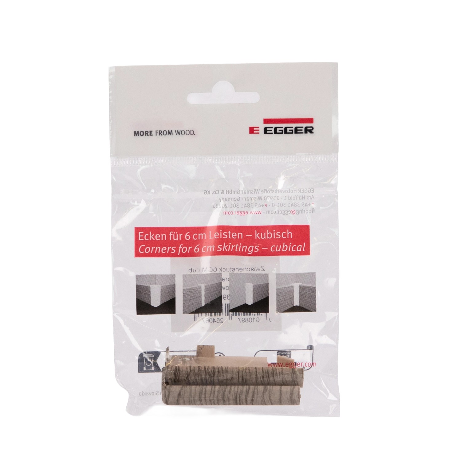 Egger Zwischenstück 6 cm Eiche Graubraun 2 Stück günstig online kaufen