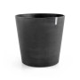 Dunkelgrauer Ecopots Pflanztopf Amsterdam mit Rollen, 80x75 cm. Ideal für große Pflanzen.