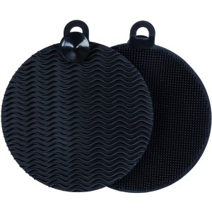 Wenko Silikon Spülschwämme Soft, 2er Set, Schwarz. Grillutensil für die Outdoorküche.