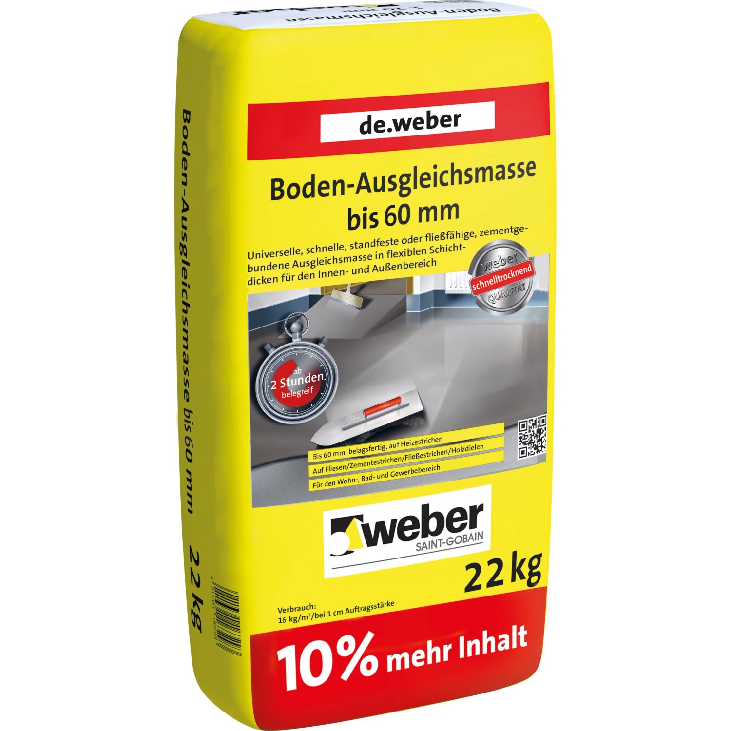 Weber Boden Ausgleichsmasse Bis 60 Mm 22 Kg Kaufen Bei OBI
