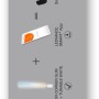 Verpackung der Ledvance Smart+ WiFi Stehleuchte Slim, 80 cm, Weiß. Smarte Leuchte mit App-Steuerung.