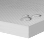 XPS Hartschaum Dämmplatte, 20mm stark, strukturierte Oberfläche, mit Wassertropfen.